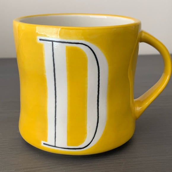Anthropologie Other - Anthropologie monogram letter D initial mug